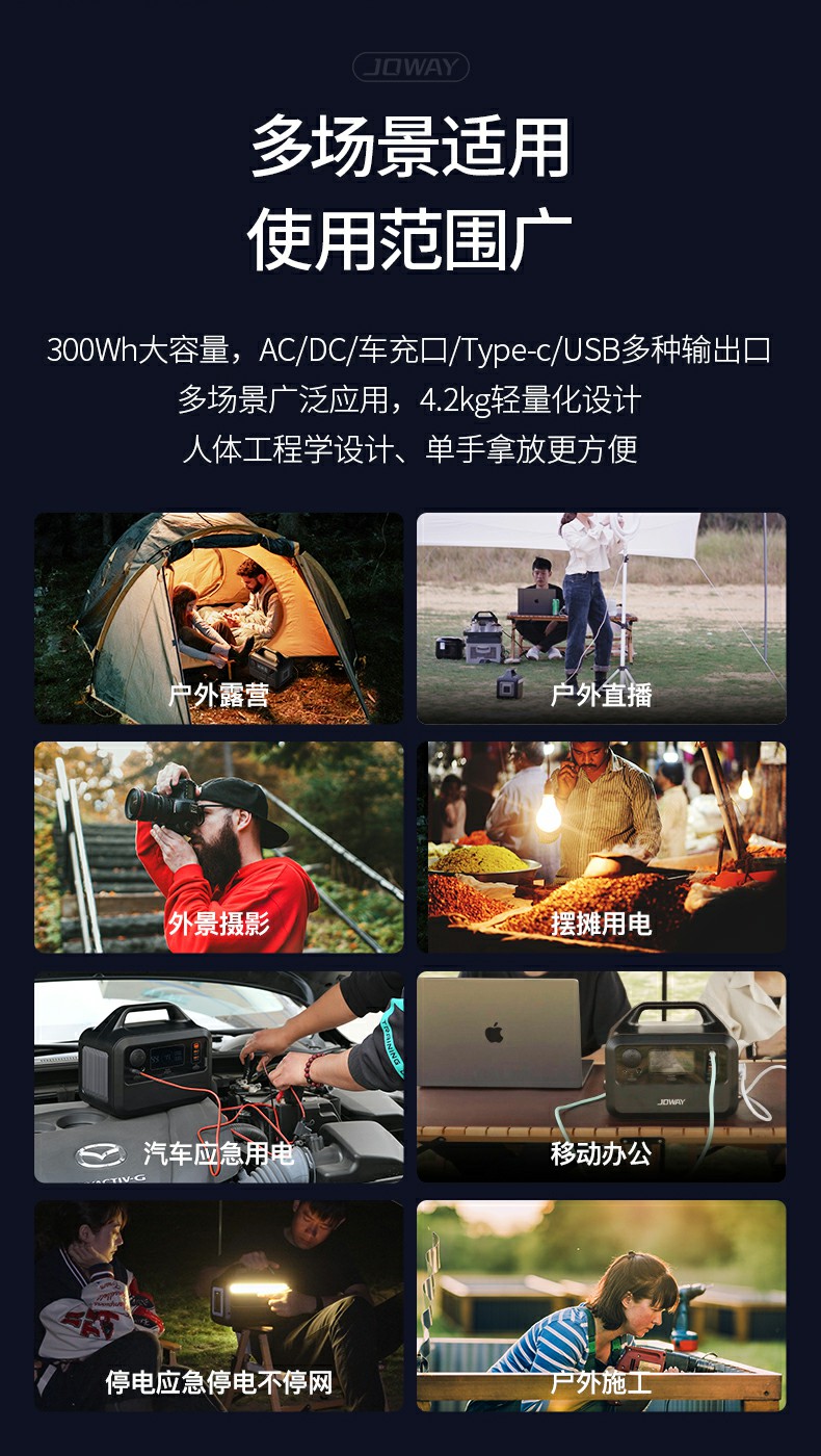 HW01 智mini 300W便携式户外储能_智ZI系列_深圳市royal皇家88电源有限公司